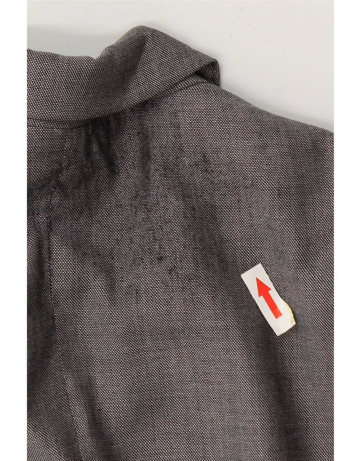 Hugo Boss Chaqueta Blazer de 2 Botones para Mujer Reino Unido 42 Lana Gris Mediana