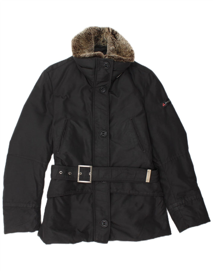 PEUTEREY Chaqueta Cortavientos Mujer IT 42 Mediana Negro Poliamida Invierno