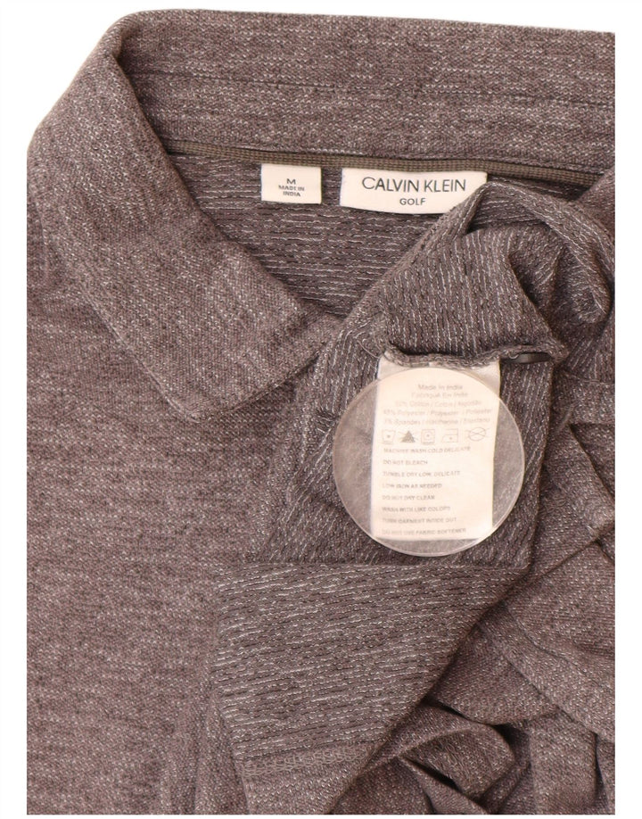 CALVIN KLEIN Polo Hombre Algodón Gris Medio