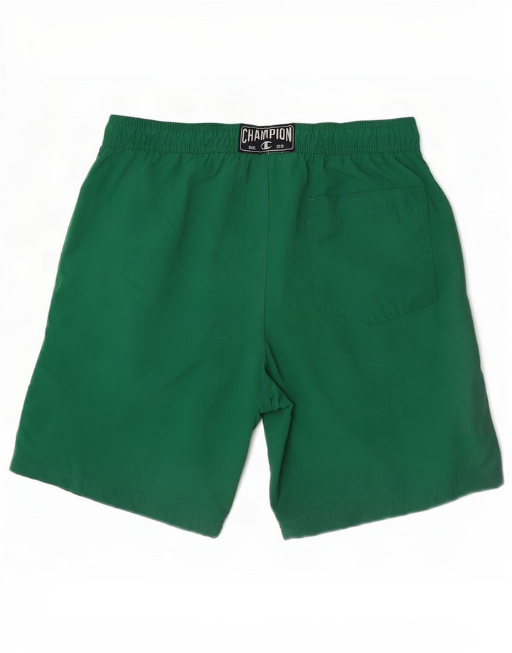 Champion Graphic Bañador Corto De Poliamida Verde Pequeño Para Hombre