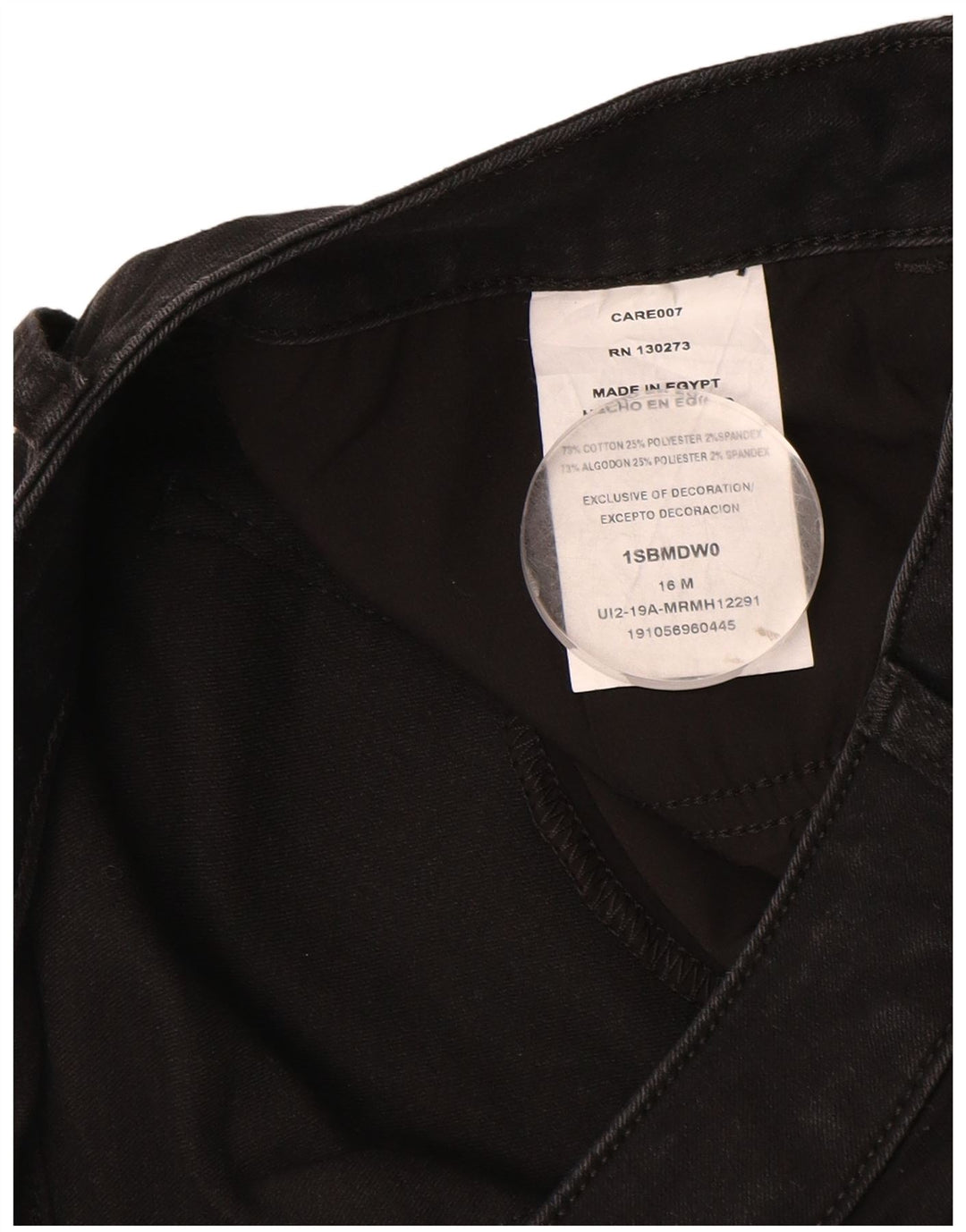 Lee Jeans de talle medio para mujer US 16 2XL W36 L32 Algodón negro