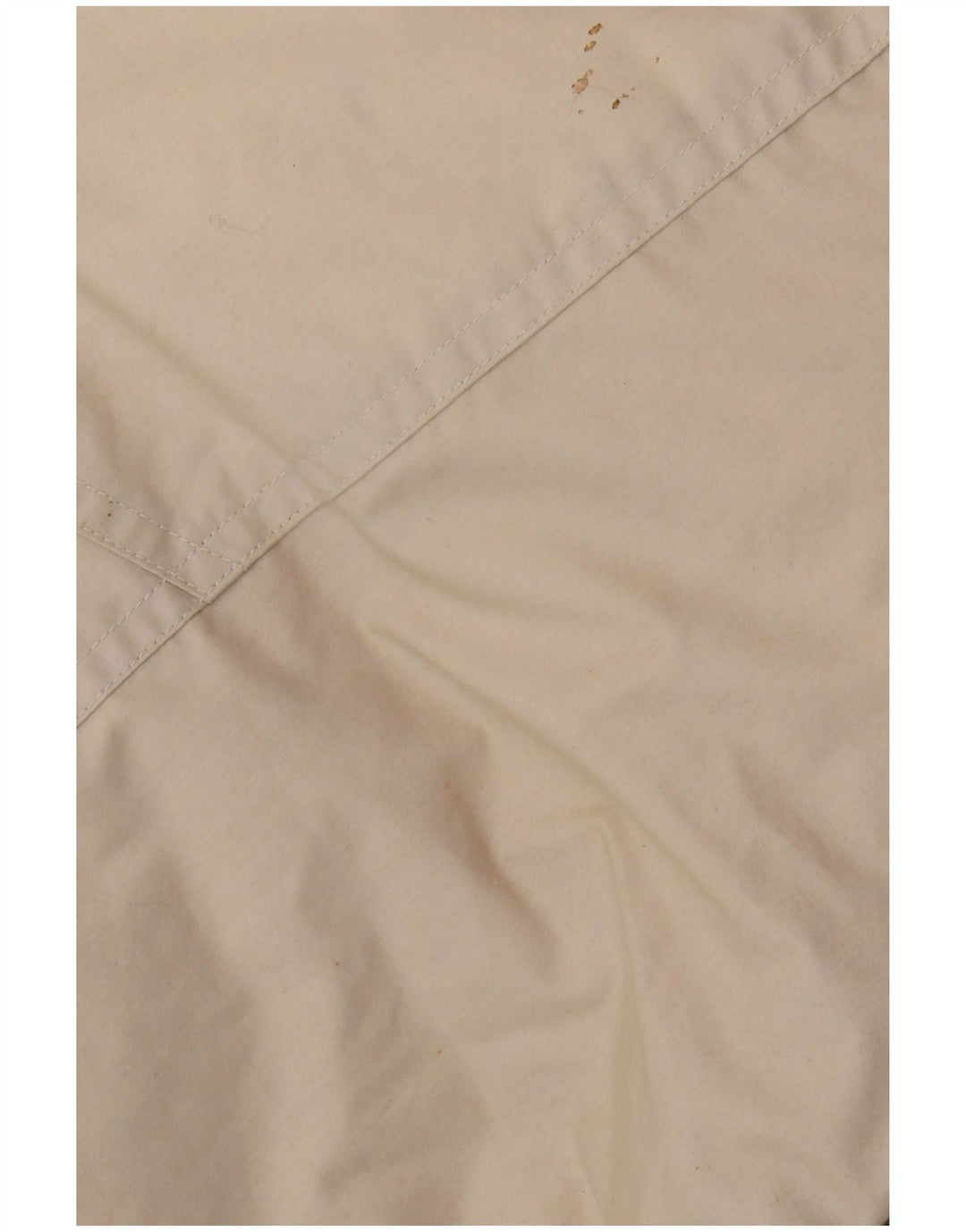 Vintage hombres acolchado abrigo Reino Unido 42 XL Beige