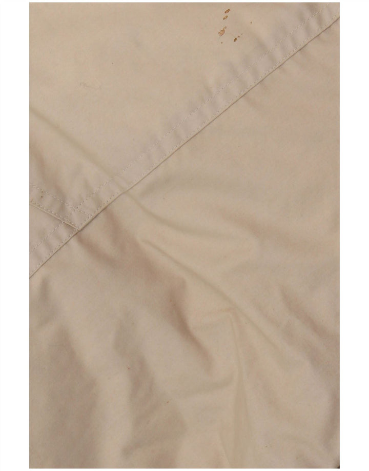 Vintage hombres acolchado abrigo Reino Unido 42 XL Beige