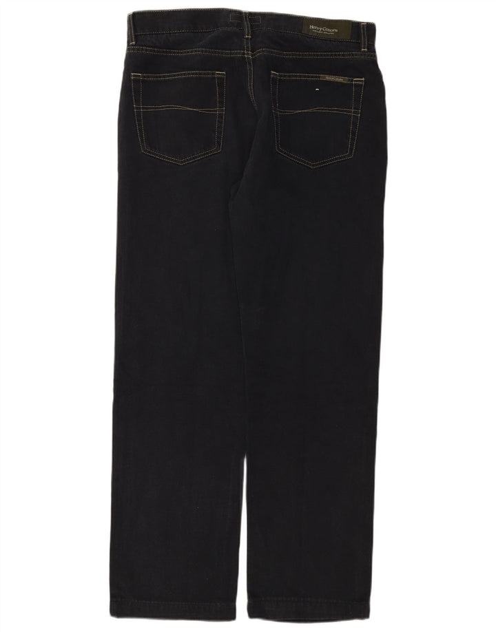 Henry Cottons Vaqueros rectos para hombre W34 L29 Algodón azul marino