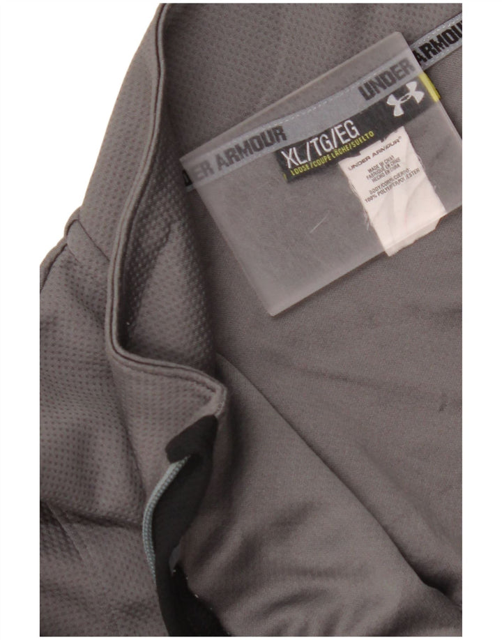 UNDER ARMOUR Chaqueta superior de chándal con gráfico Jackson para hombre XL Gris Colorblock