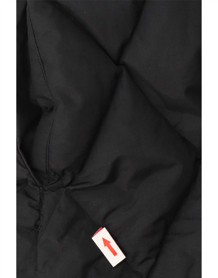 Armani Jeans Abrigo acolchado para mujer UK 44 Large Poliamida azul marino