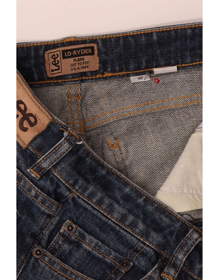Lee Vaqueros acampanados Ryder para mujer US 10 Grande W30 L32 Azul marino