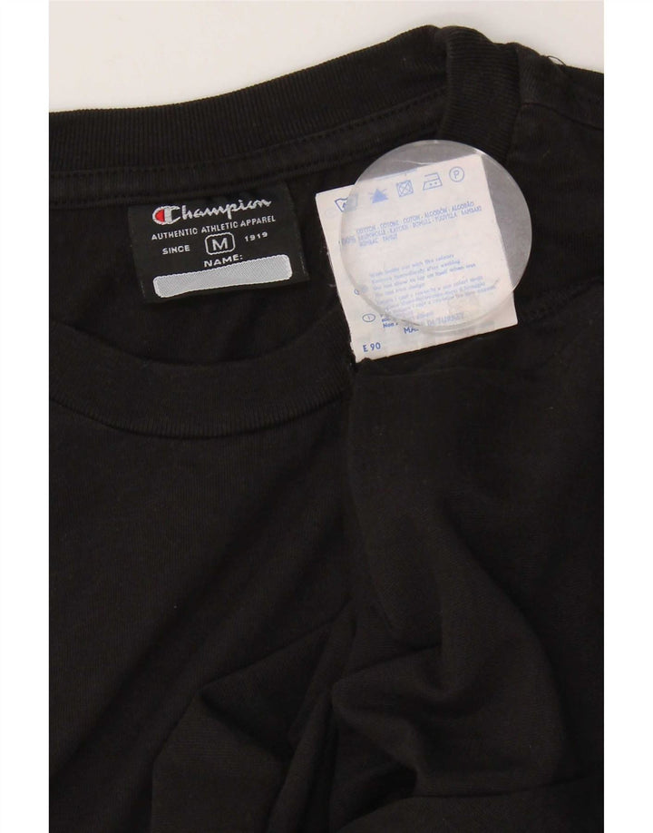 Champion Camiseta sin mangas para mujer UK 12 Medium Black Cotton