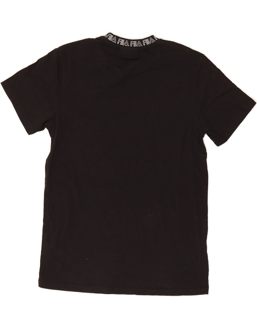 FILA Mens Graphic T-Shirt Top Small Black Cotton Vintage Fila and Second-Hand Fila from Messina Hembry 