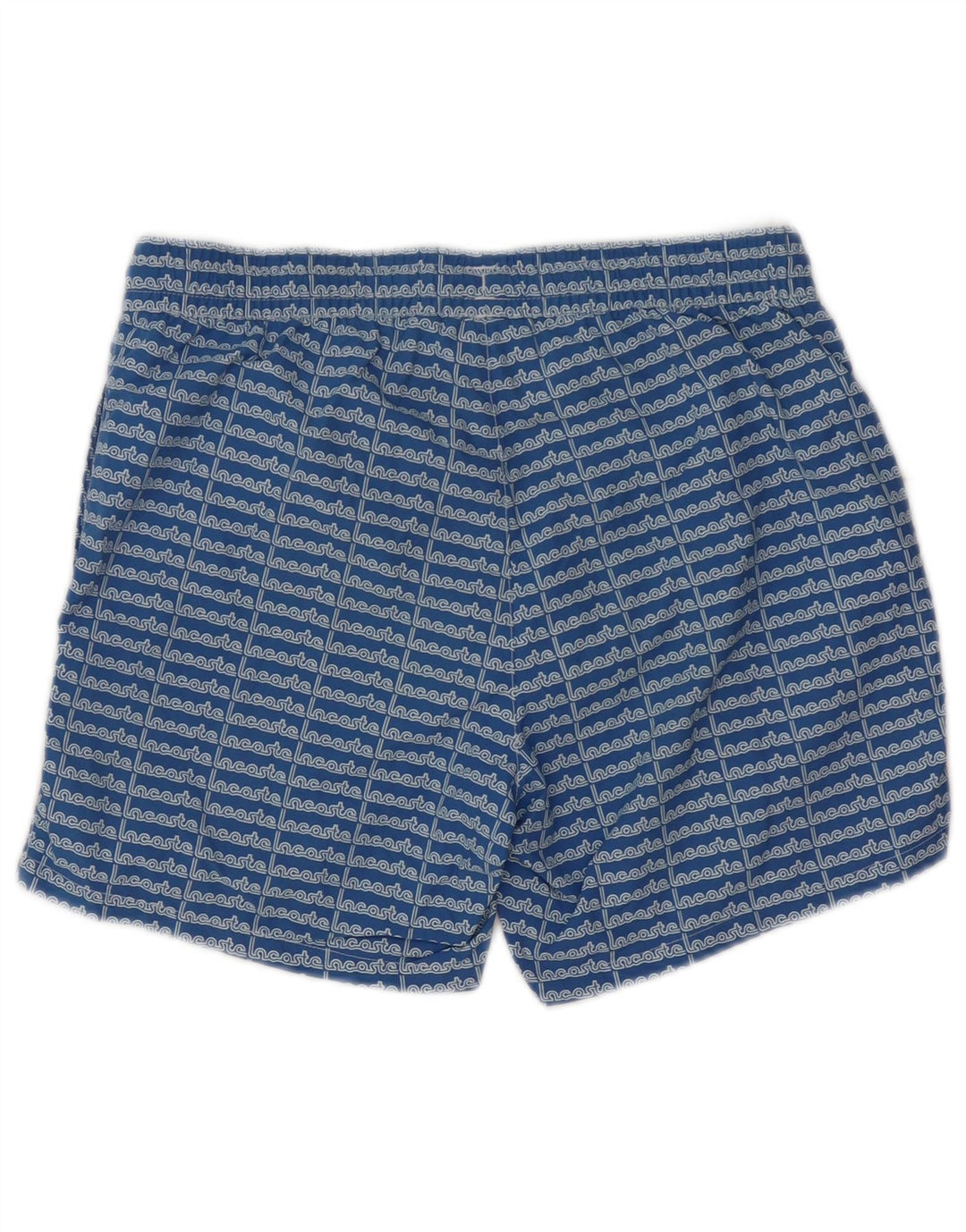 Lacoste Bañador gráfico para hombre talla 5 grande poliéster azul