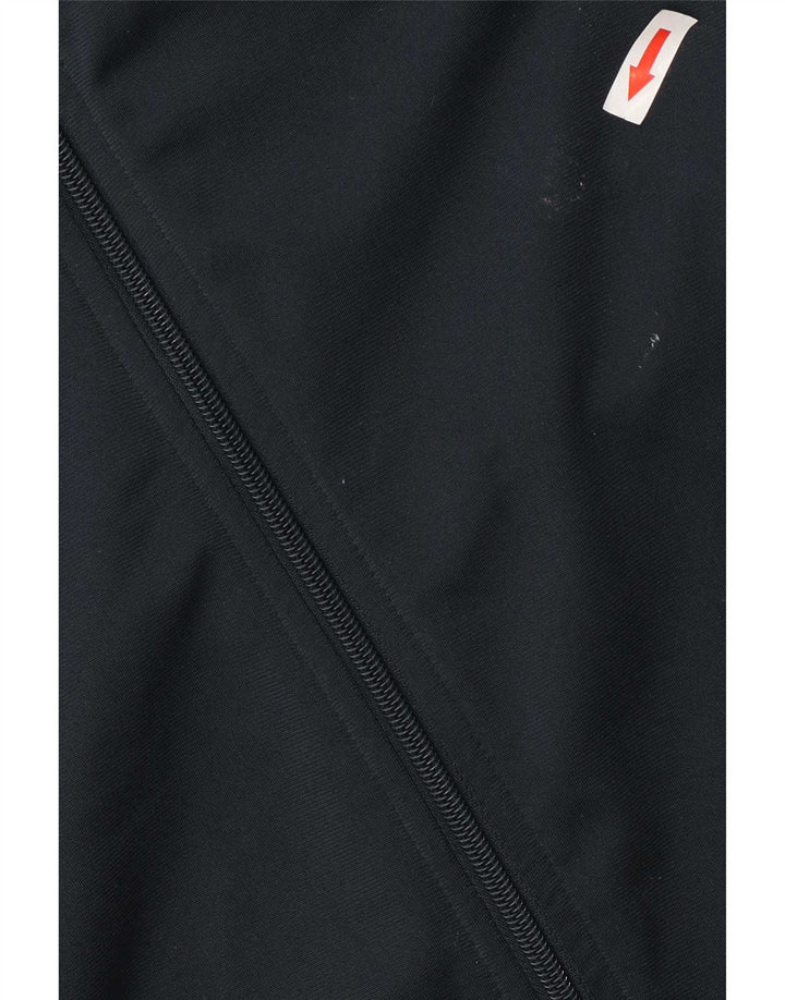 Adidas Mujer Chándal Top Chaqueta UK 12/14 Medio Azul Marino Poliéster