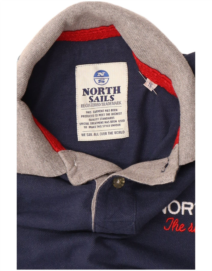 NORTH SAILS Polo gráfico para hombre pequeño color azul marino