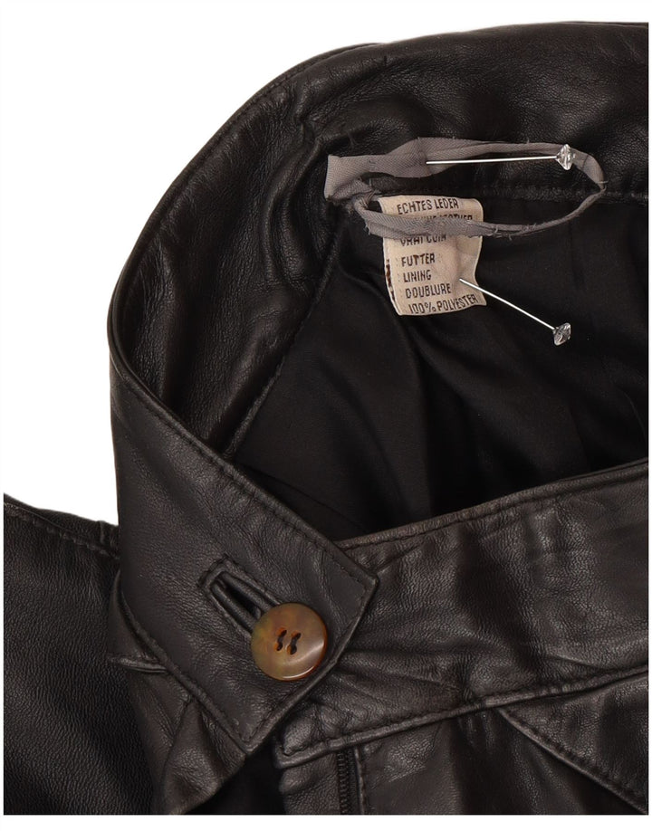 Vintage mujer pantalones de cintura alta EU 36 Pequeño W26 L30 Negro