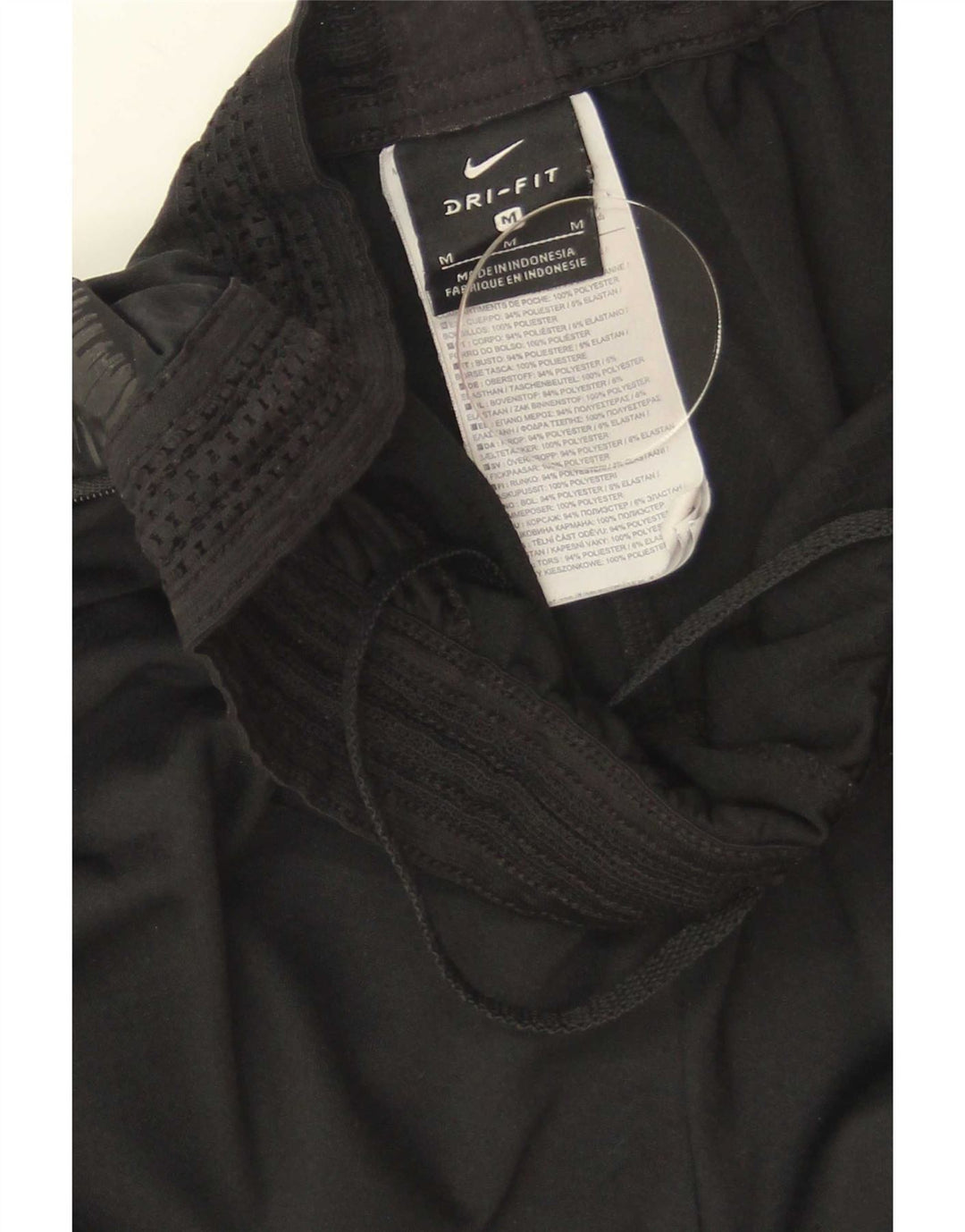 Nike - Pantalones de chándal Dri Fit para mujer, talla M, poliéster negro