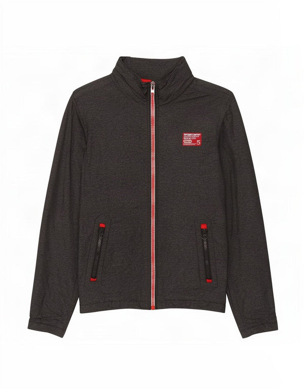 Superdry Chaqueta cortavientos para hombre UK 36 Small Grey Nylon