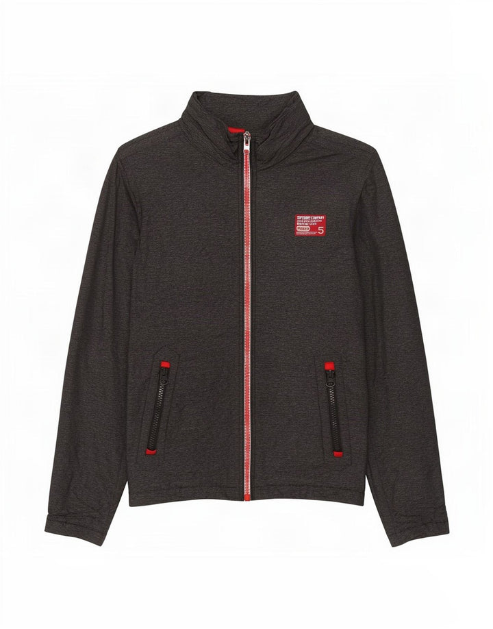 Superdry Chaqueta cortavientos para hombre UK 36 Small Grey Nylon