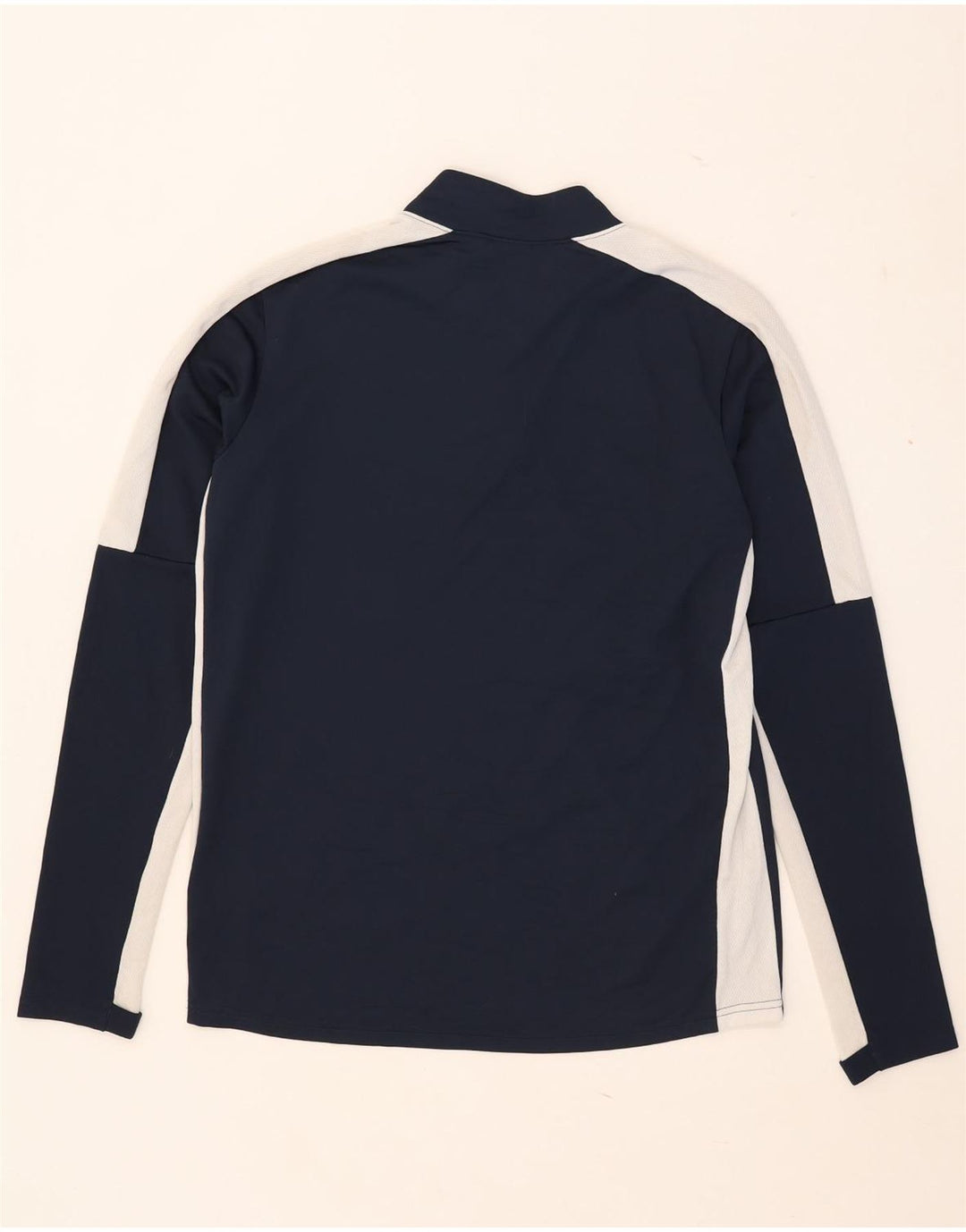 Camiseta de chándal Nike Dri Fit para hombre con bloques de color azul marino mediano
