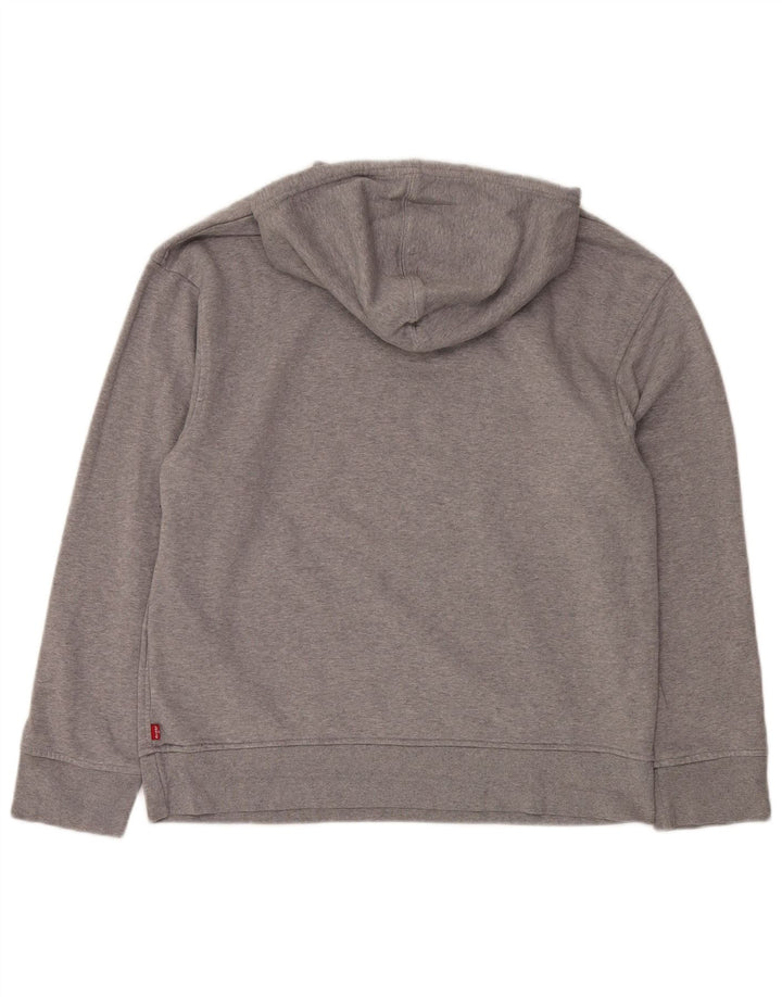 LEVI'S Jersey con capucha y gráfico relajado para hombre Algodón gris medio