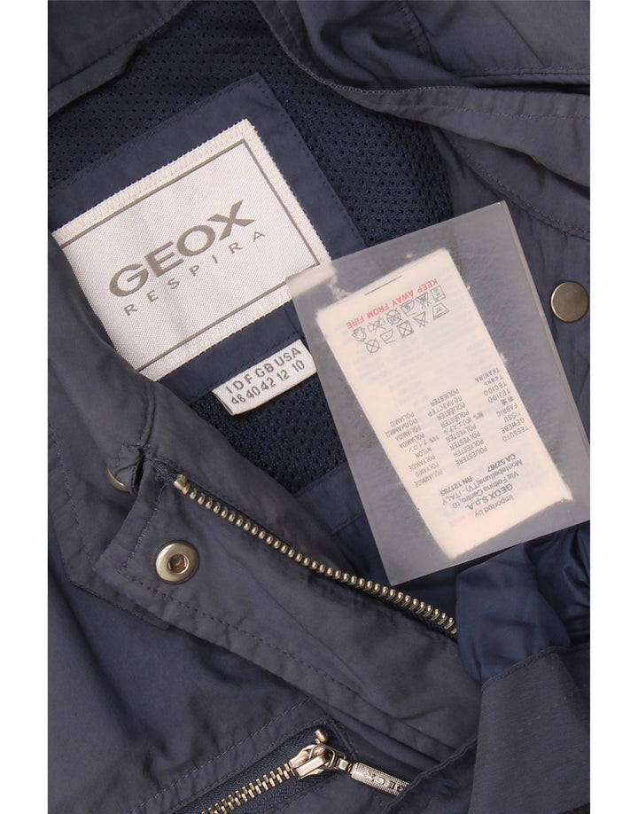 Chaqueta utilitaria para mujer Geox UK 40 Mediana Azul marino Poliéster