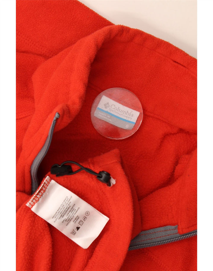 Columbia Chaqueta polar para hombre UK 36 Small Poliéster rojo