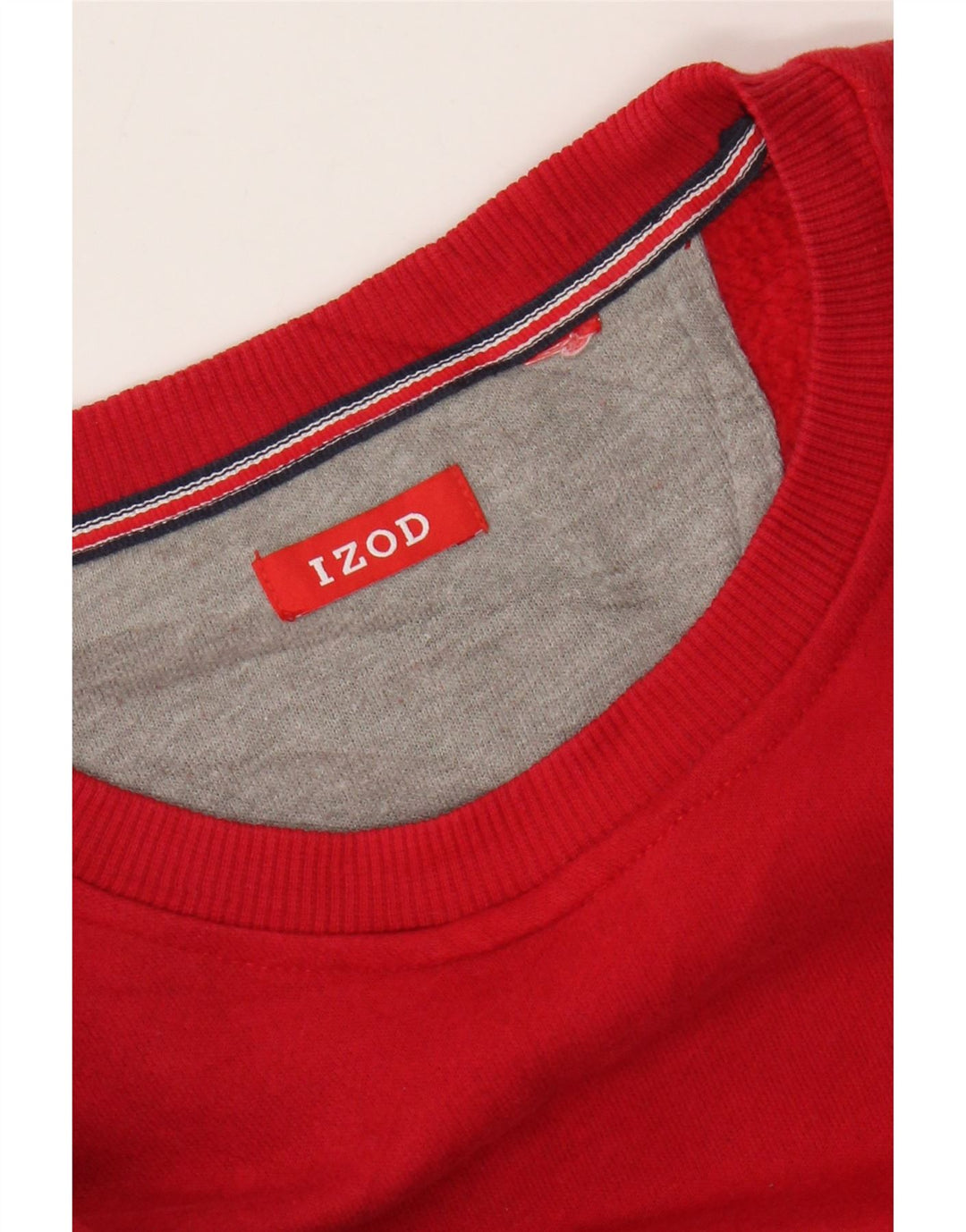 IZOD Sudadera Jumper para Hombre Grande Rojo