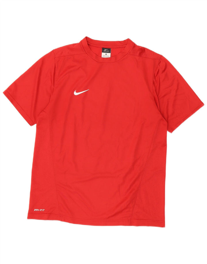 Camiseta Nike Dri Fit para hombre UK 39/41 Poliéster rojo mediano