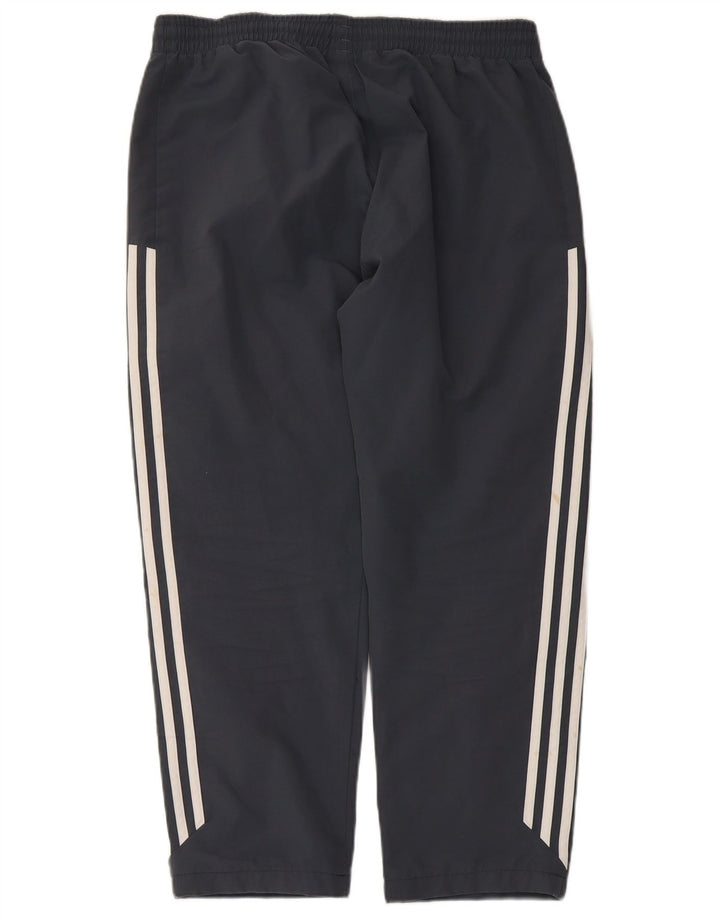 Adidas Pantalones de chándal para hombre UK 42/44 Large Gris Poliéster