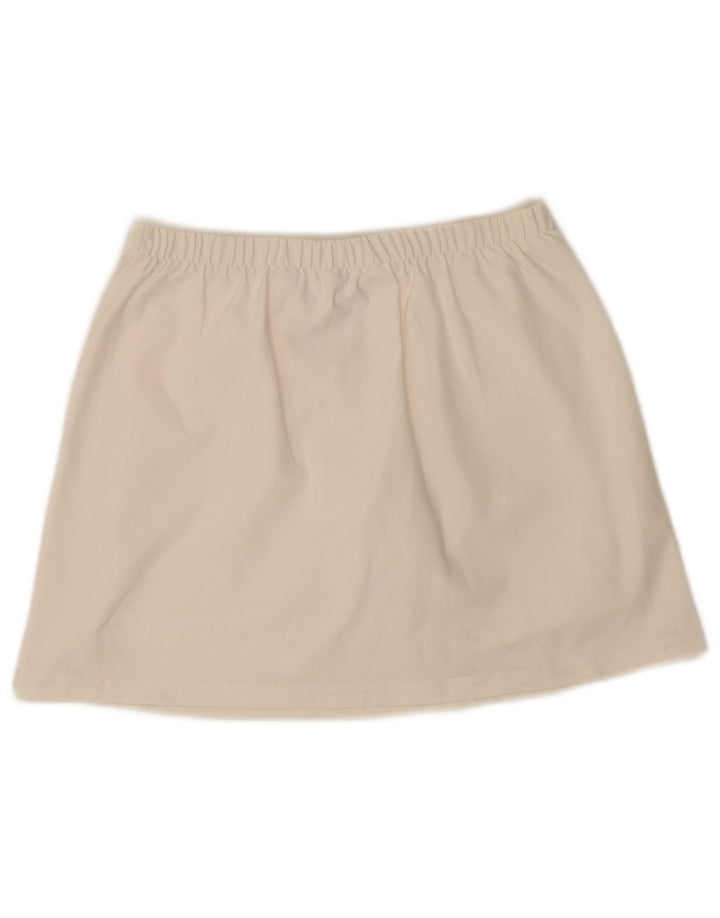 Falda pantalón Nike para mujer UK 8/10 Small Off White Poliéster