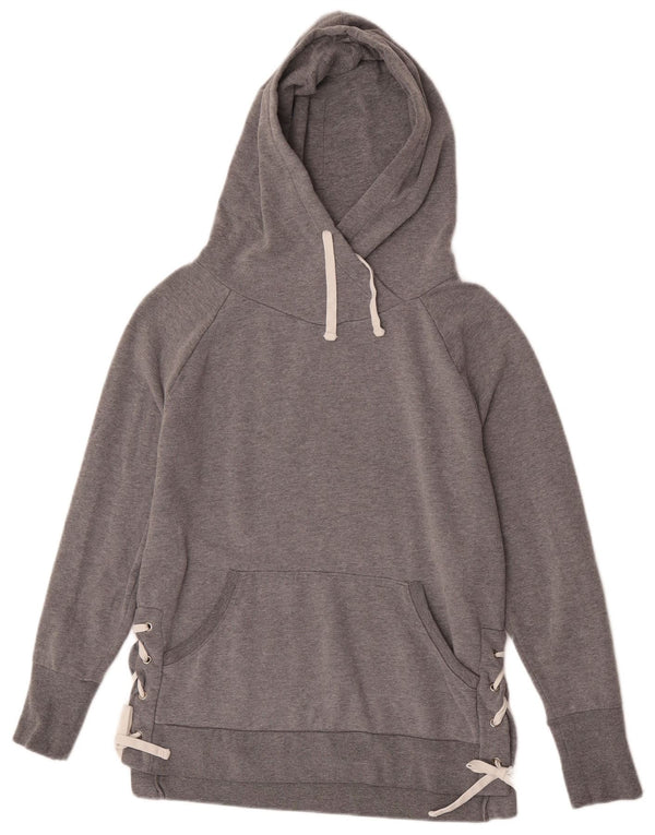 Gap Jersey con capucha extragrande para mujer UK 6 XS Algodón moteado gris