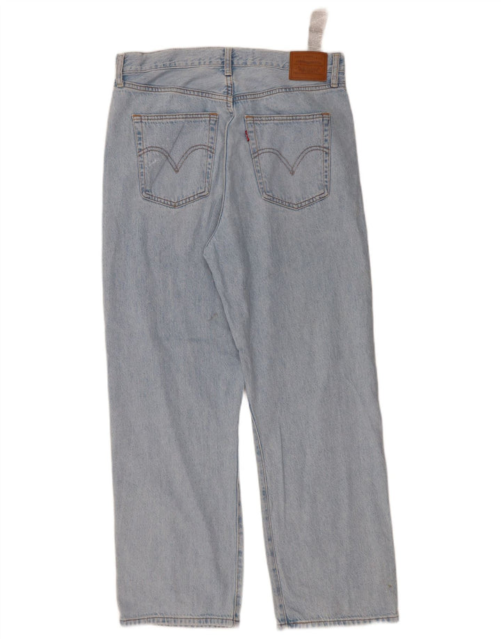 LEVI'S Vaqueros Rectos Ribcage Mujer W31 L29 Algodón Azul