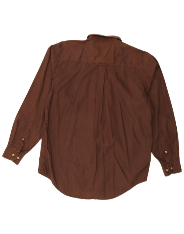 Camisa Lee Hombre Pequeña Algodón Marrón