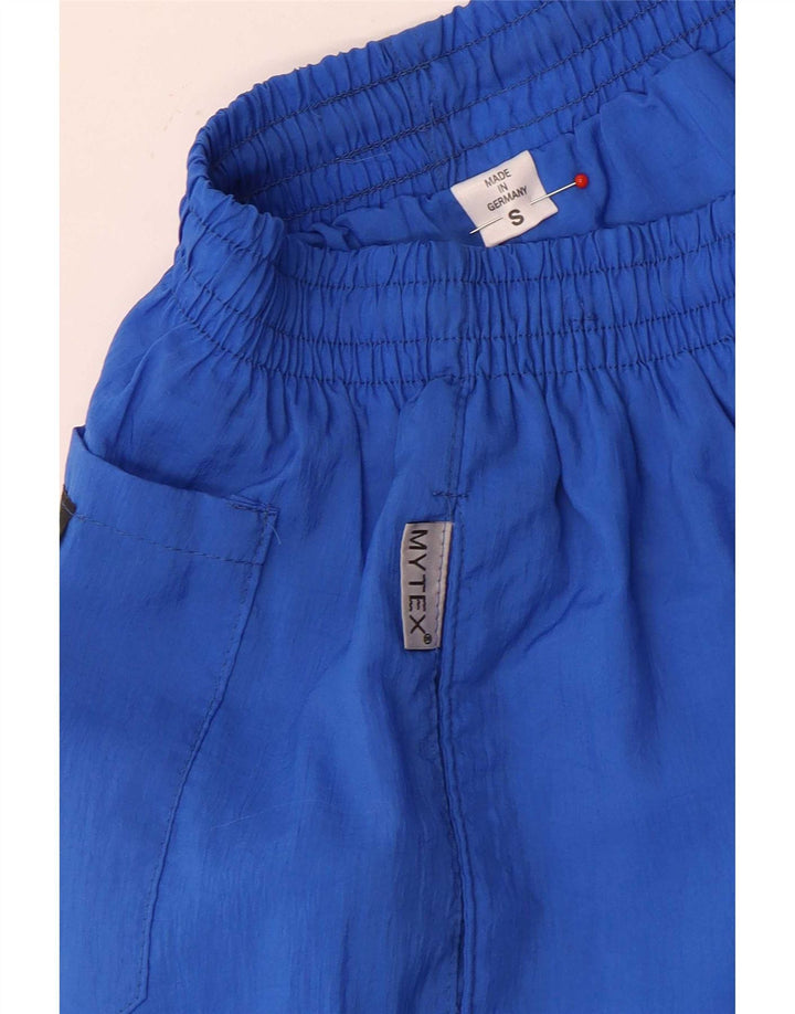 Pantalones de chándal vintage para hombre pequeño azul