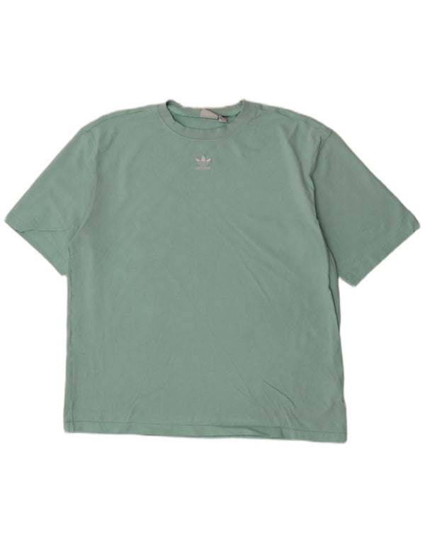 Adidas Camiseta extragrande para mujer UK 8/10 Small Green Cotton