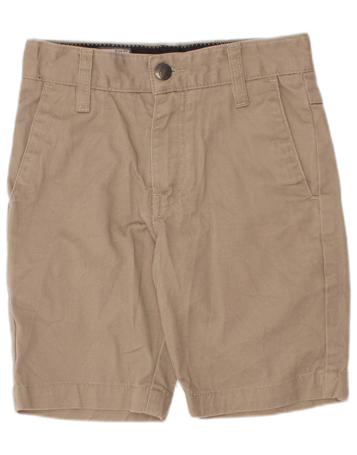 Volcom Pantalones cortos chinos para niños 7-8 años W22 Algodón beige