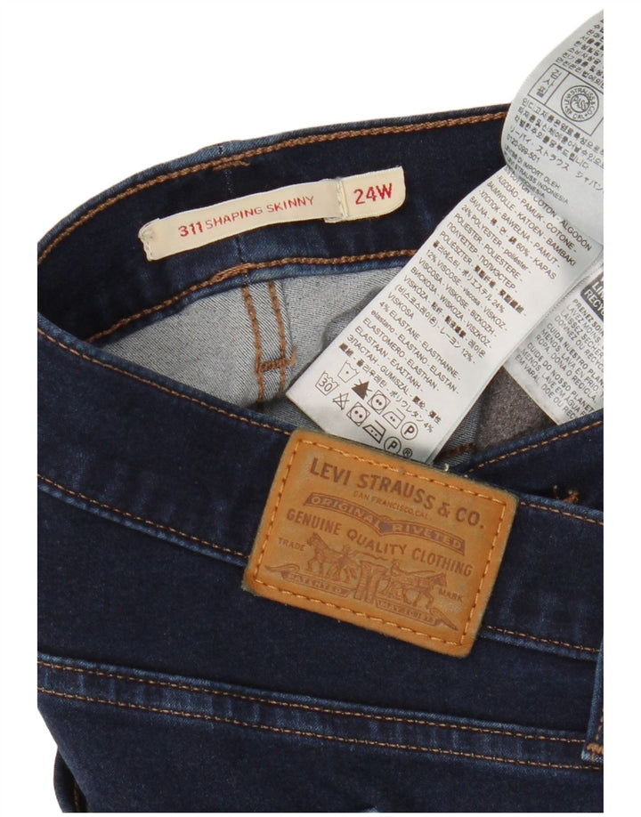 LEVI'S 311 Shaping Skinny Jeans para mujer US 24 4XL W44 L29 Azul marino Algodón