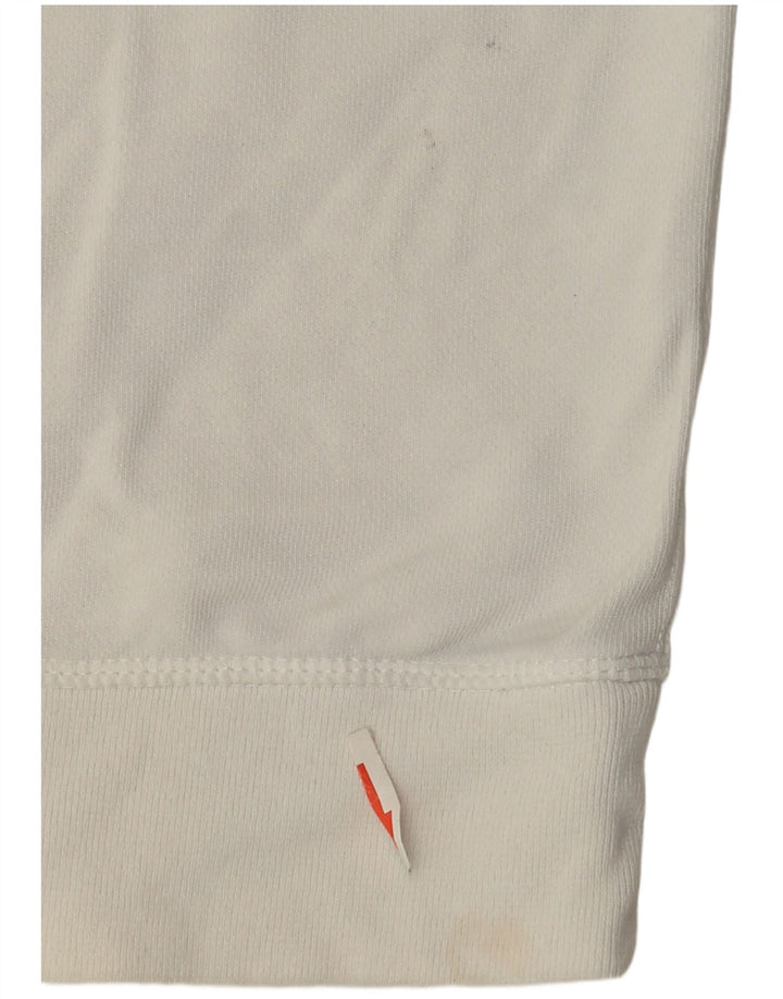 Wrangler Sudadera tipo jersey para hombre Small White Colorblock