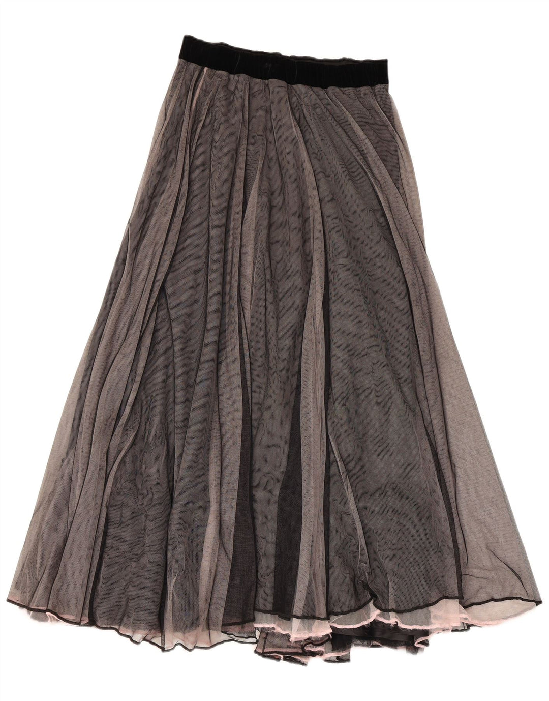 GABI LAUTON Falda acampanada para mujer EU 40 Mediana W28 Poliéster negro