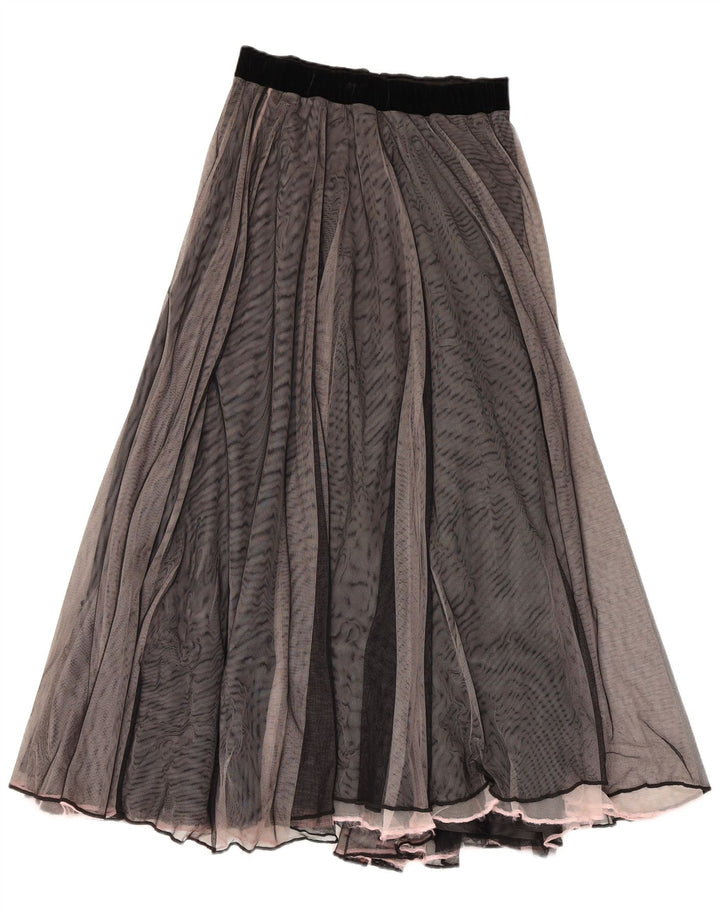 GABI LAUTON Falda acampanada para mujer EU 40 Mediana W28 Poliéster negro