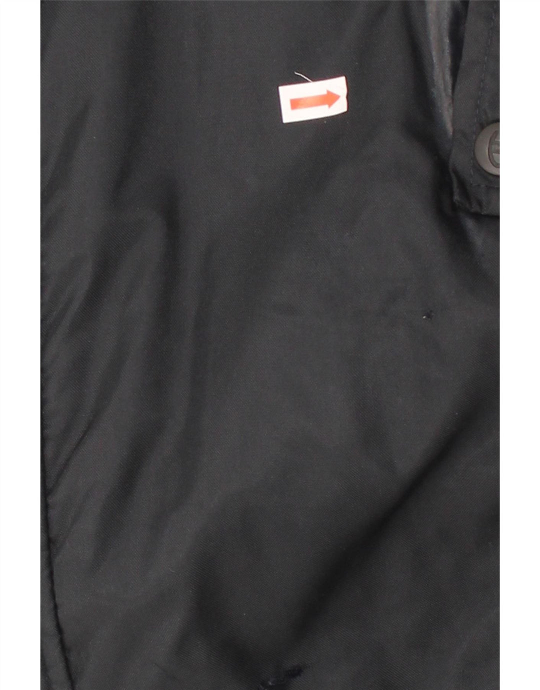 CHAMPION Mens Padded Jacket UK 36 Small Black Colourblock Vintage Champion and Second-Hand Champion from Messina Hembry 