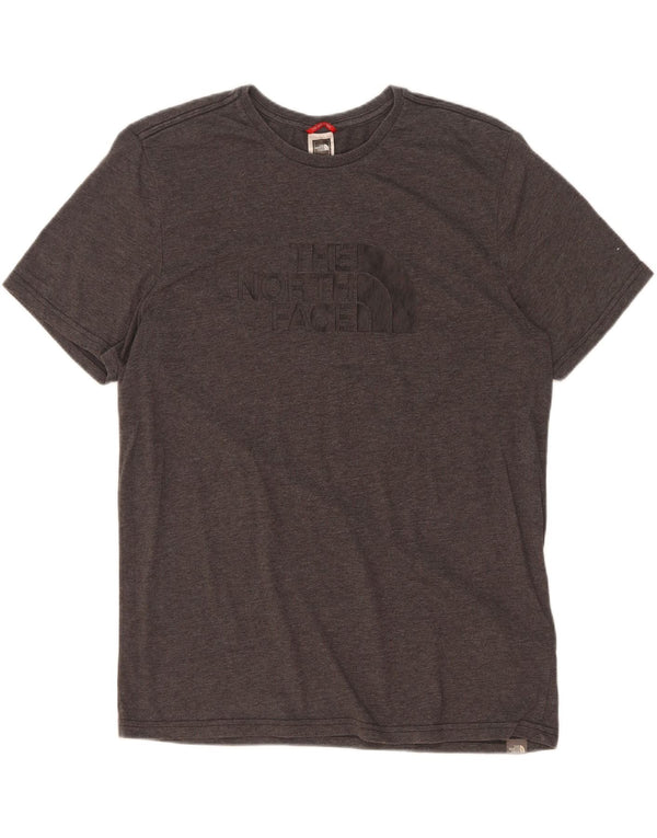 The North Face Camiseta gráfica para hombre Top grande de poliéster moteado gris