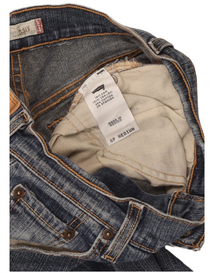 Levi's Jeans 550 Bootcut para mujer US 6 Medium W26 L26 Algodón azul