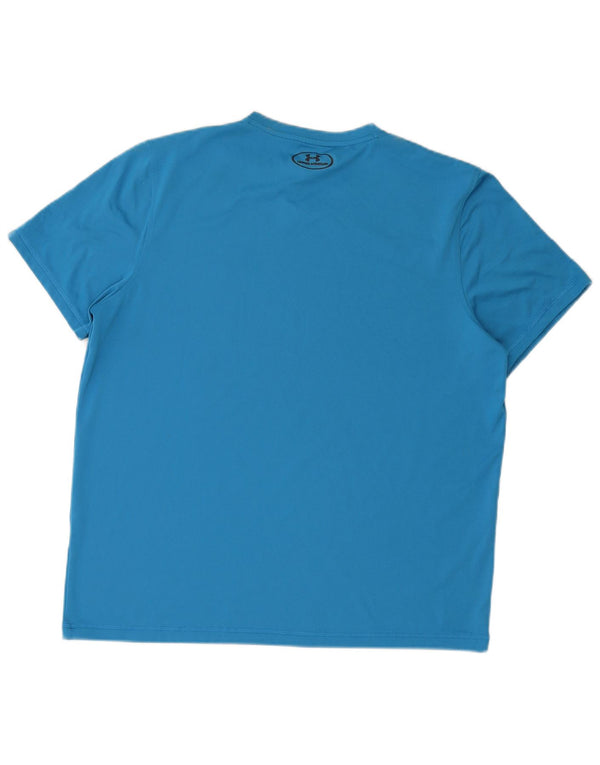 Under Armour Camiseta Heat Gear para hombre, talla grande, azul