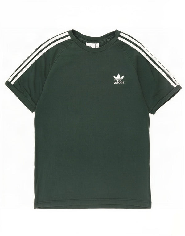 Adidas - Camiseta para hombre, talla grande, color verde, algodón