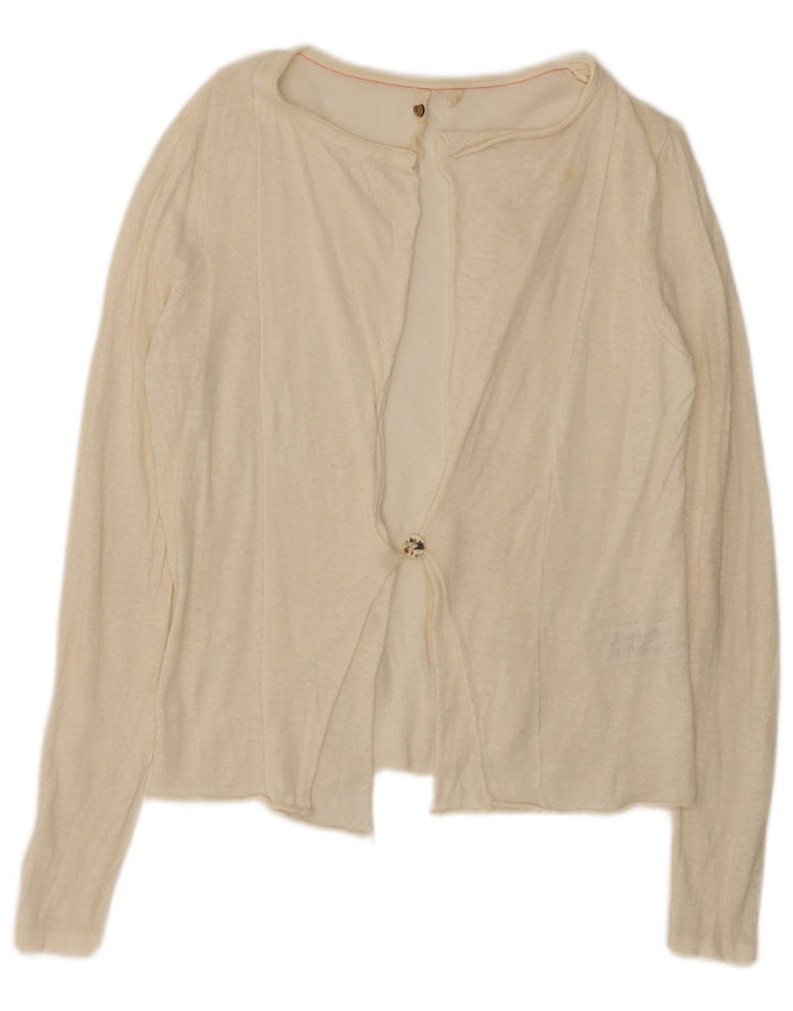 Cárdigan para mujer de White Stuff, talla mediana, de lino