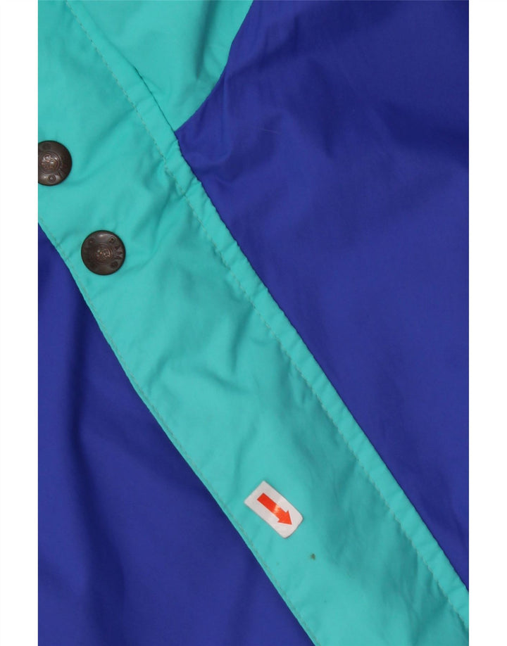 BAILO Chaqueta impermeable holgada para hombre IT 46 Small Blue Colourblock Poliéster