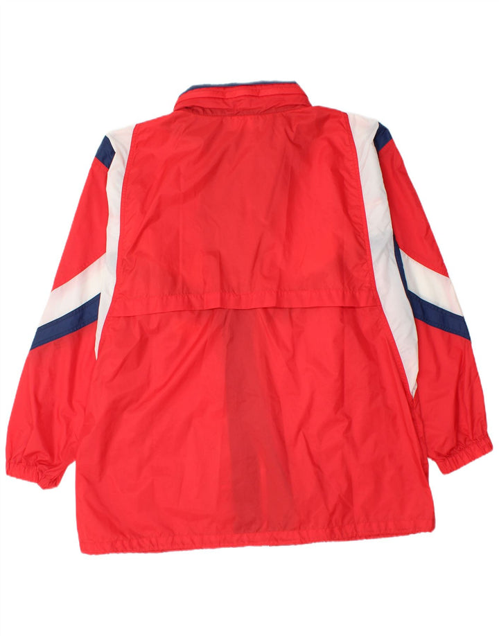 ALEX Chubasquero Hombre UK 42 XL Rojo Colorblock Poliamida