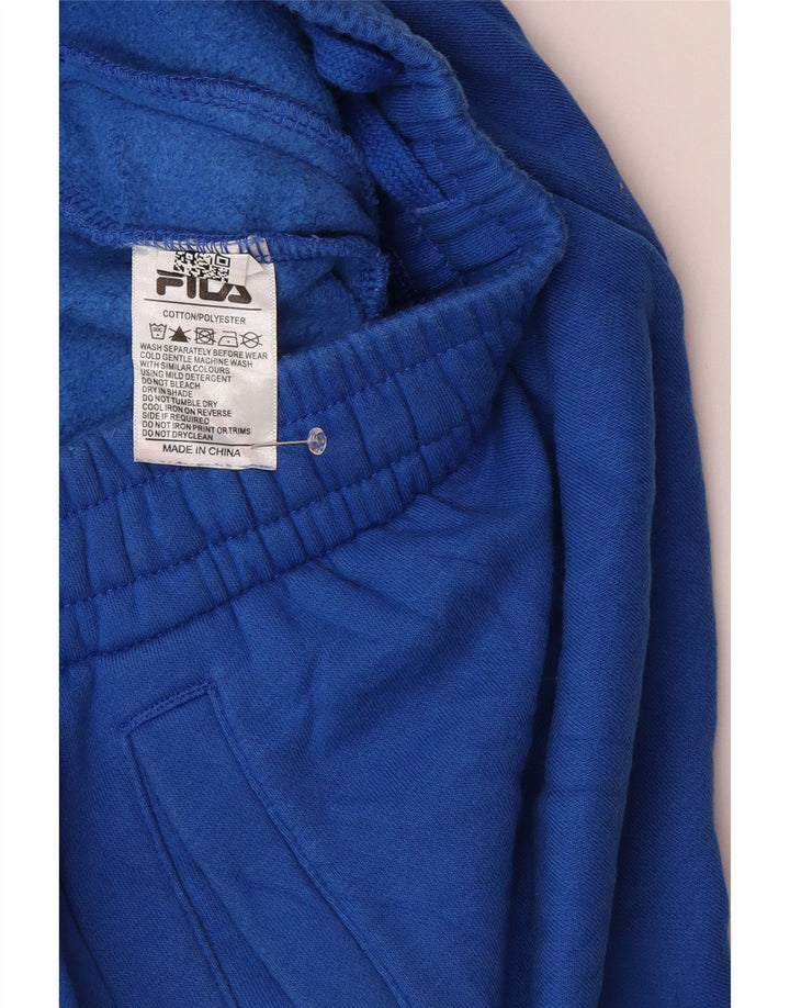 Fila Hombre Pantalones De Chándal Joggers Small Azul Algodón