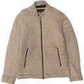 Zara Hombre Cazadora Bomber ES 38 Medio Beige Poliéster