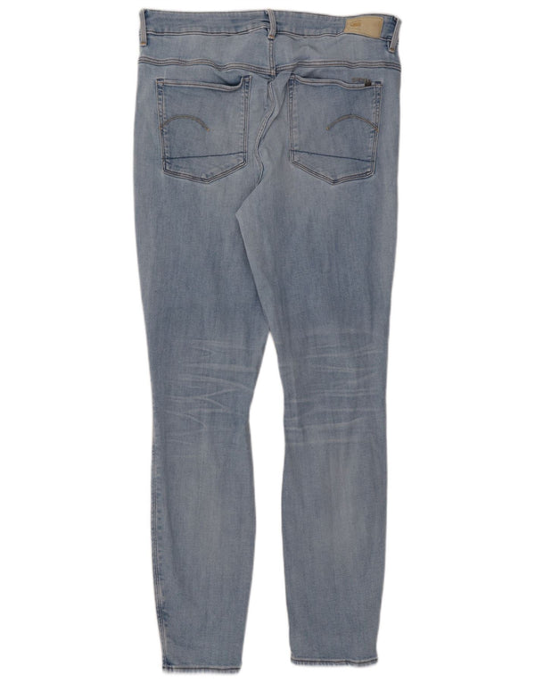 Vaqueros pitillo desgastados para hombre G-Star W34 L32 Algodón azul