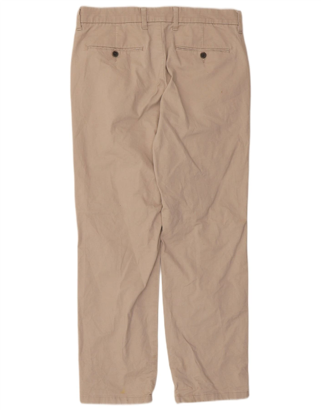 Marks & Spencer Pantalón chino de corte regular para hombre W32 L29 Algodón beige